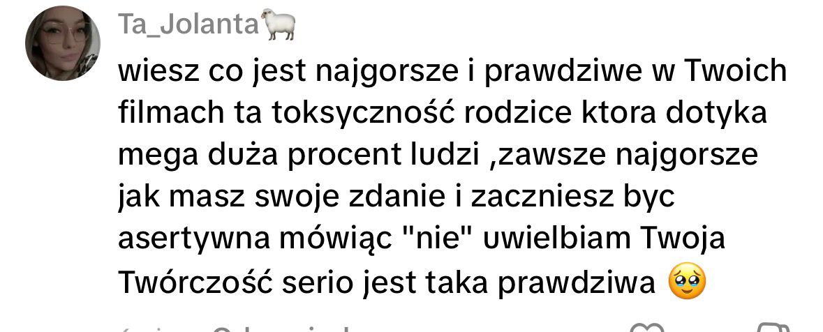 Komentarz czytelniczki